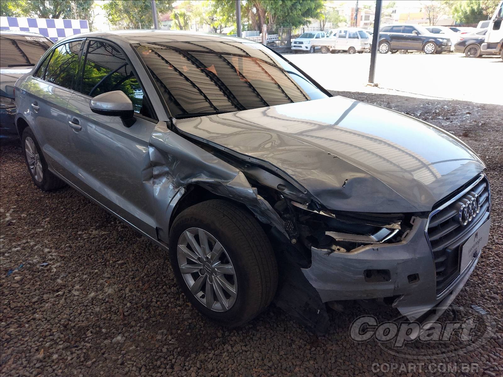 Audi A3 Sedan Ambiente 1.4 16V TFSI Turbo 2016 Médio Dano