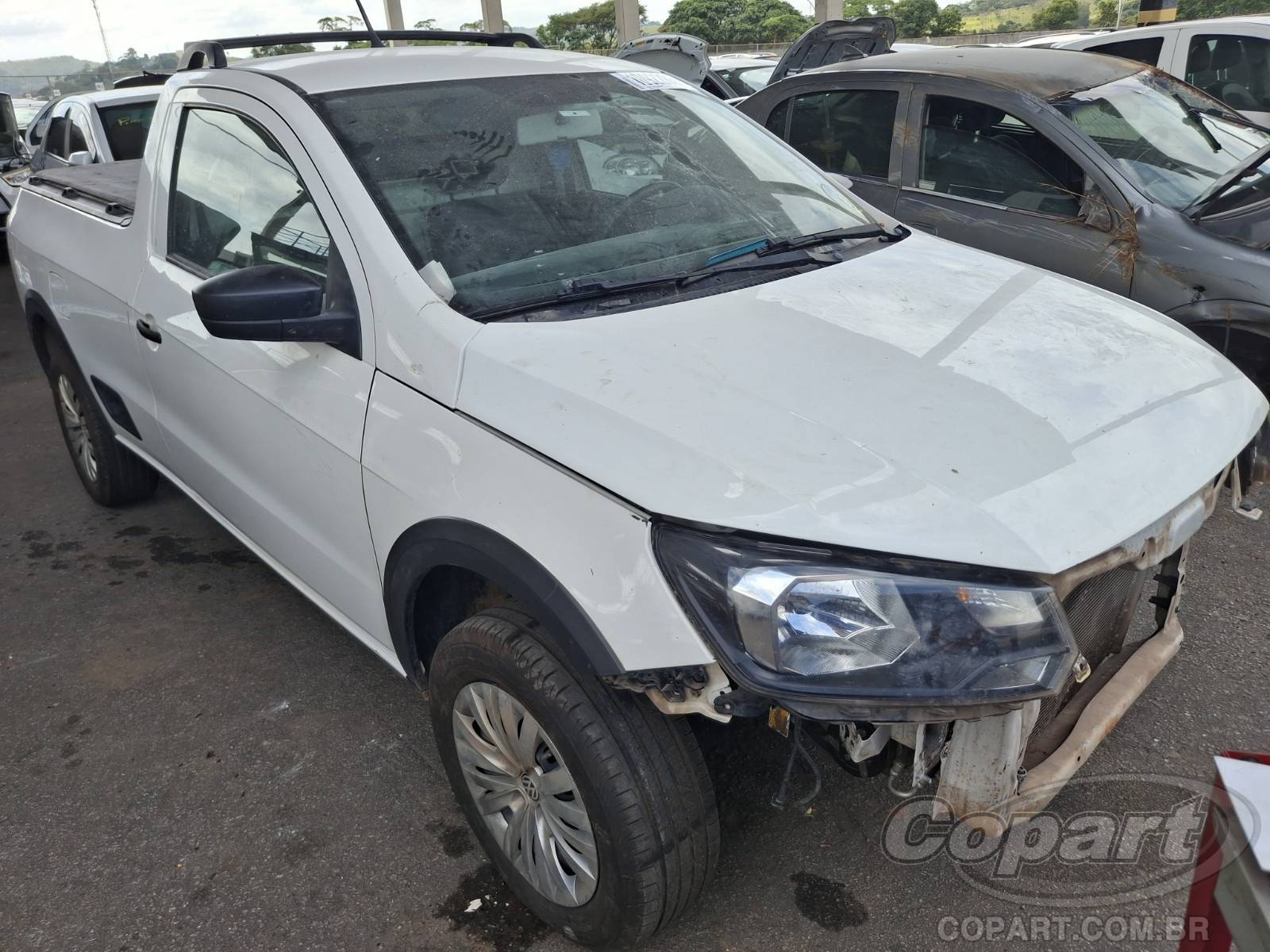 Veículo VW - VolksWagen Saveiro VOLKSWAGEN SAVEIRO 1.6 16V MSI 2023 em leilão