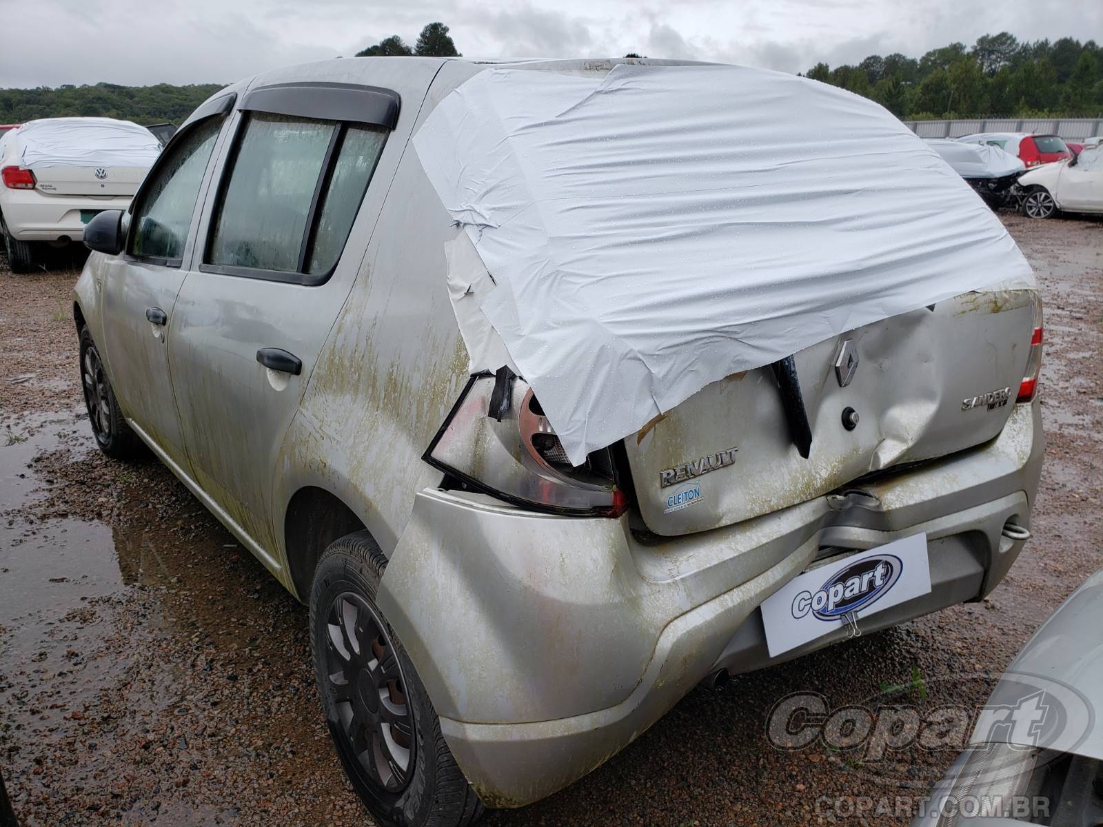 2010 RENAULT SANDERO — leilão em Curitiba/PR (foto 3)