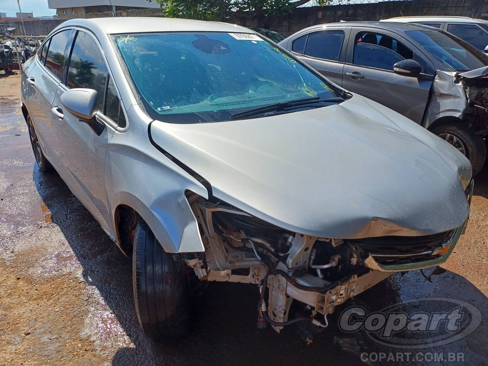 Chevrolet Cruze LTZ AT 1.4 16V Ecotec Turbo 2017 Colisão Média Monta