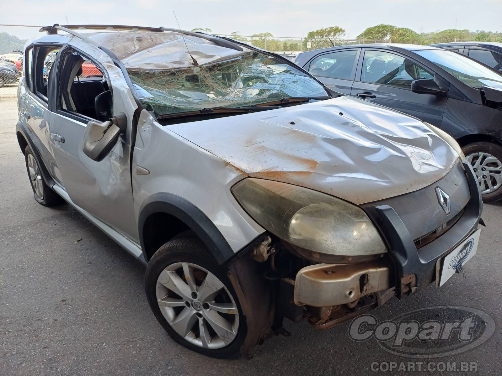 Veículo Renault Sandero RENAULT SANDERO STEPWAY 1.6 HI-POWER 2012 2013 em leilão