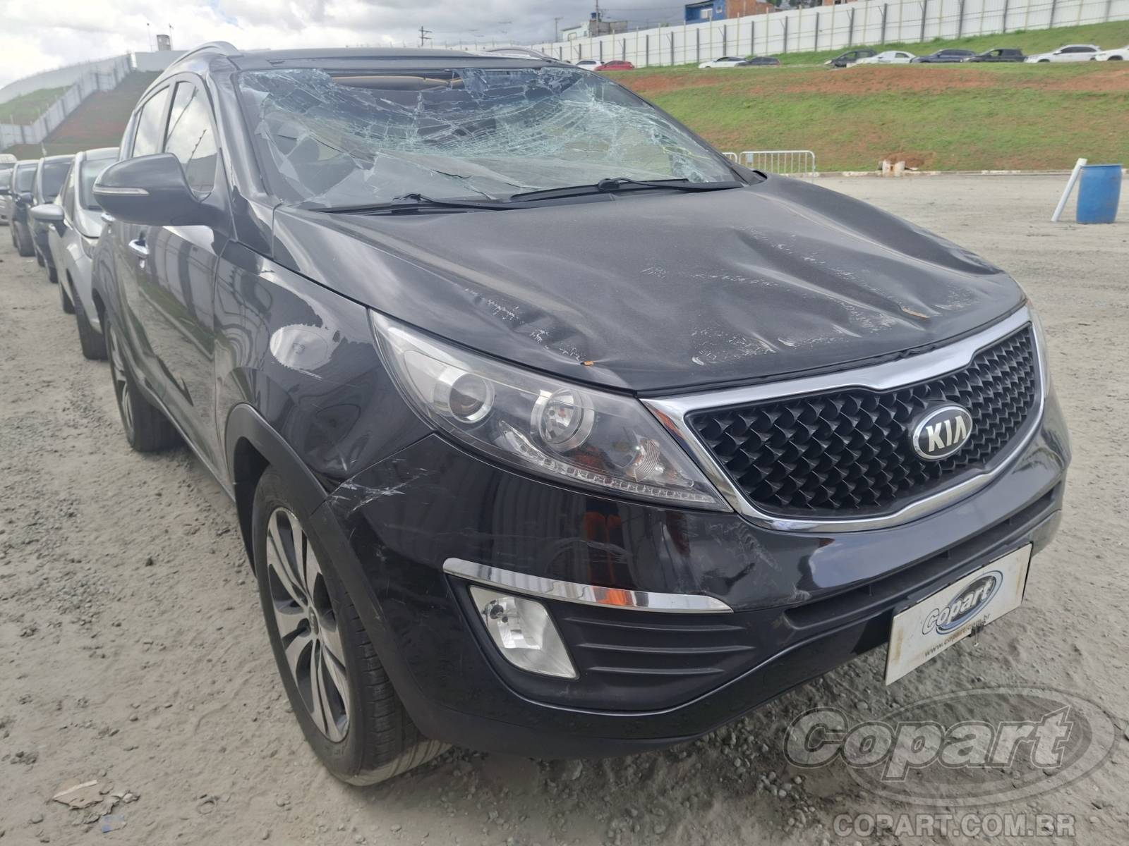Veículo Hyundai Sportage Kia Sportage EX 2.0 16V 2014 Colisão Lateral 2014 em leilão