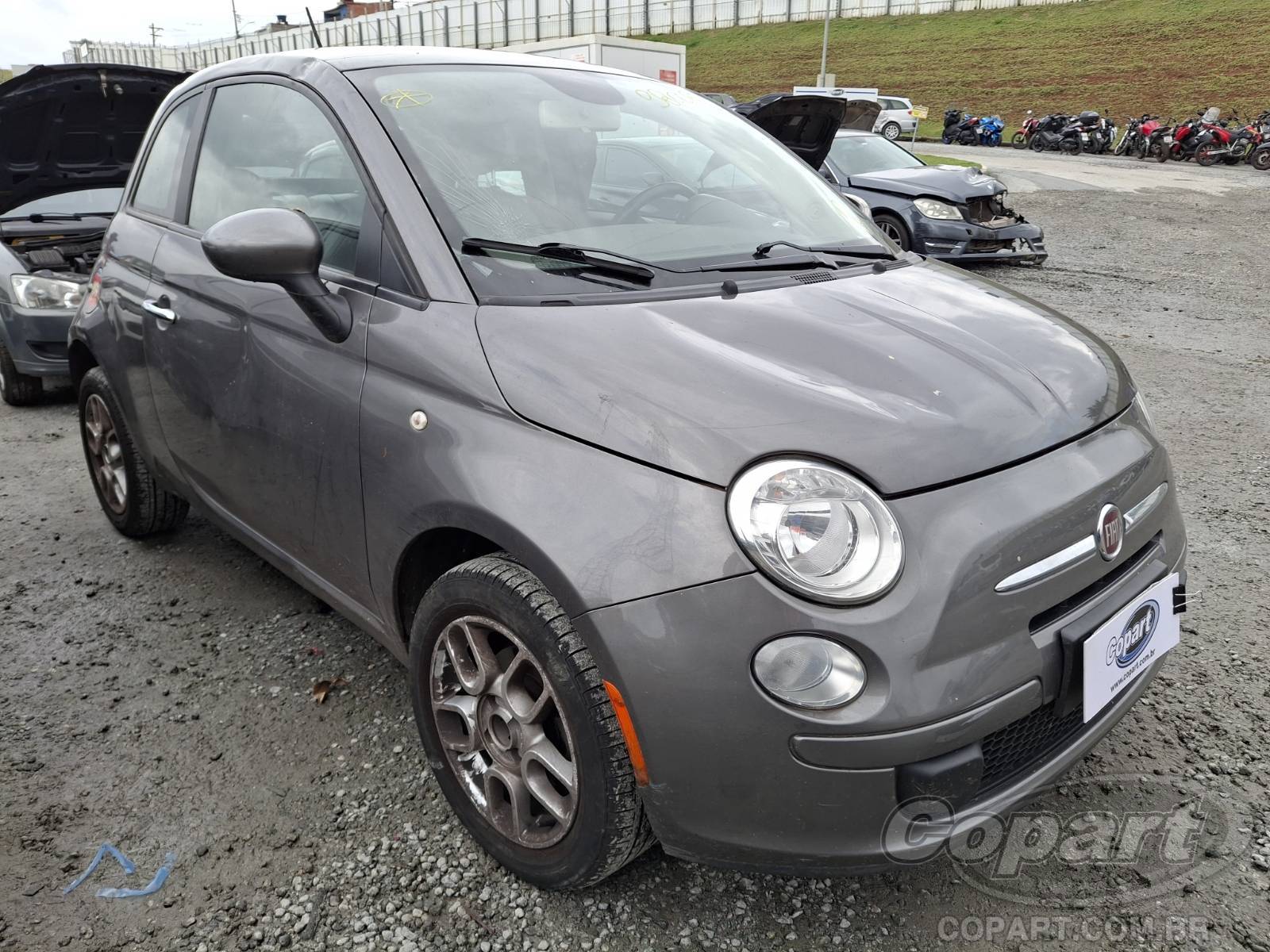 Veículo Fiat 500 Fiat 500 Cult 1.4 Evo 2013 Médio Dano Frontal 2013 em leilão