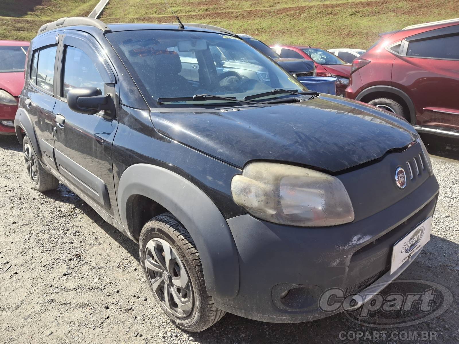 Fiat Uno Way 1.0 Evo 2014 Colisão Traseira