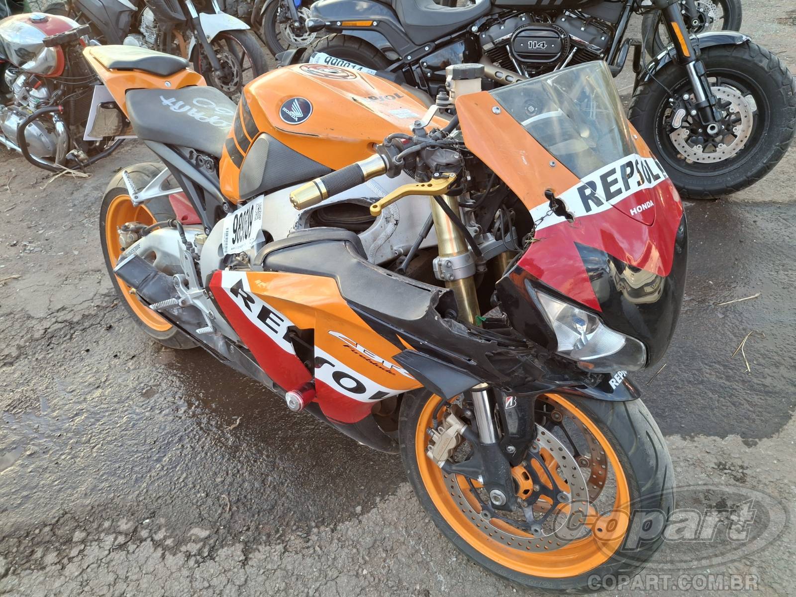 Veículo HONDA CBR 1000RR 2011 HONDA CBR 1000RR 2011 em leilão