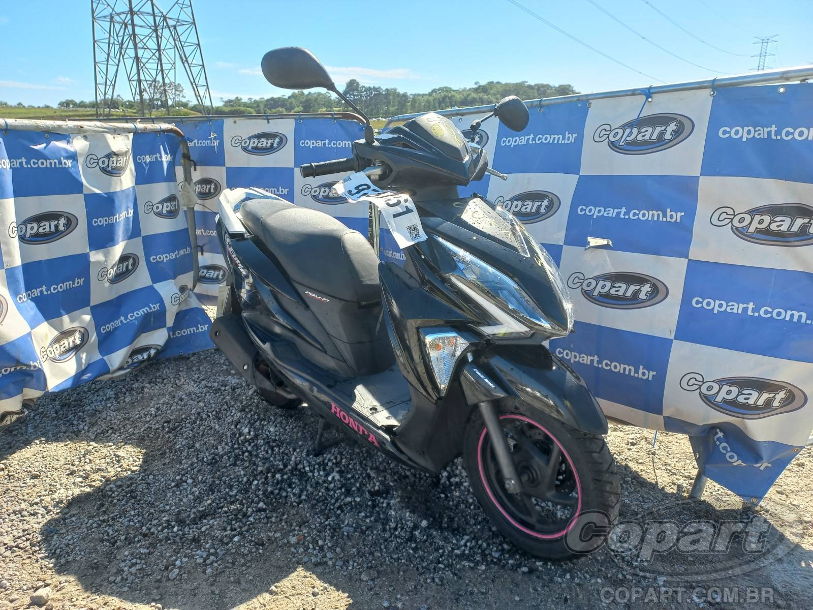 Veículo HONDA Elite Honda Elite 125 CBS V-MATIC 2019 Pequena Monta 2019 em leilão