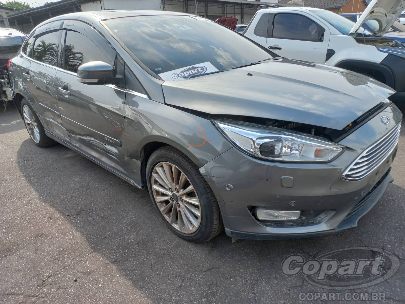 Veículo Ford Focus FORD FOCUS FASTBACK TITANIUM POWERSHIFT 2.0 16V DURATEC GDI 2016 2017 em leilão