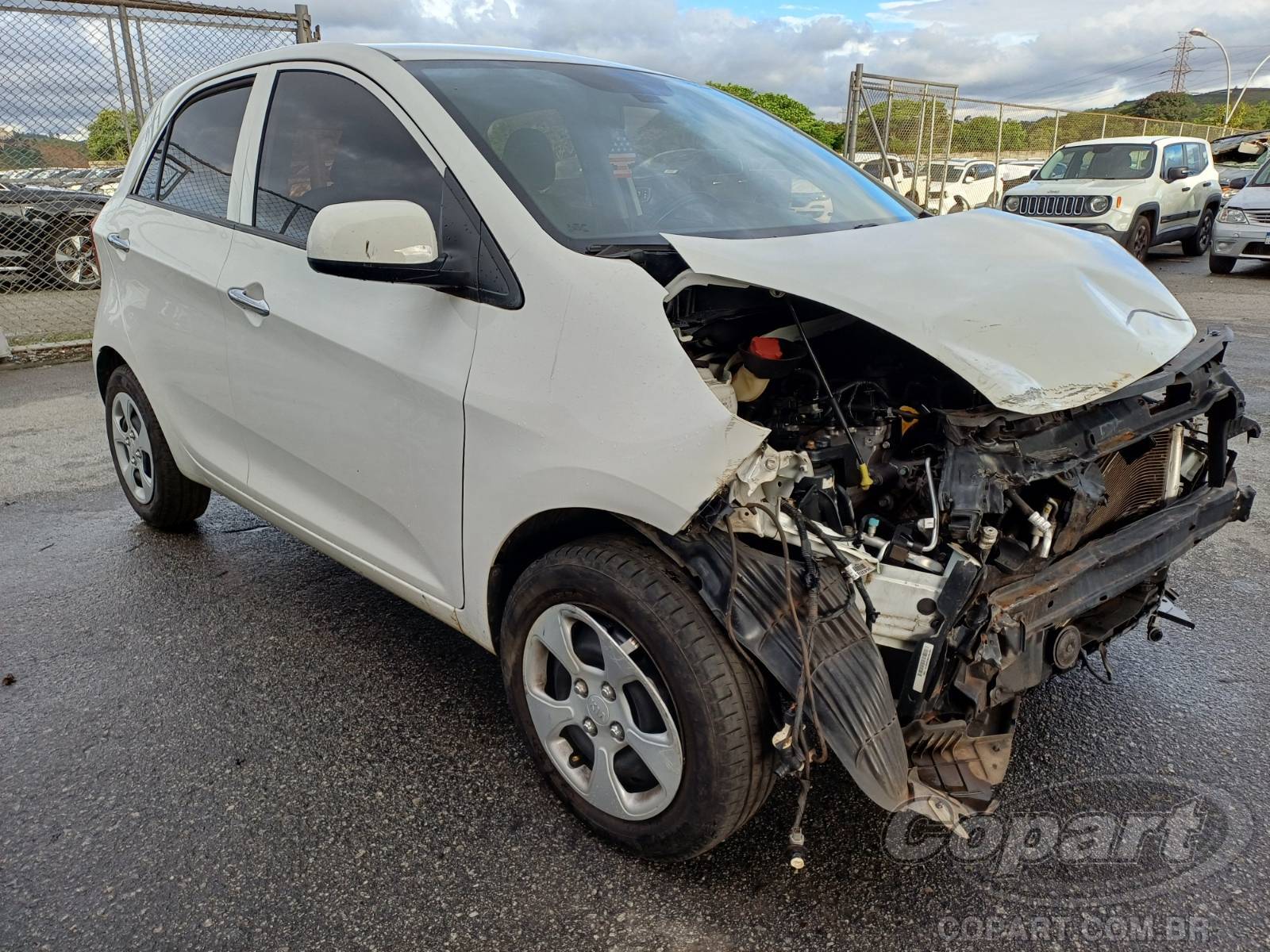 Veículo Kia Motors PICANTO KIA Picanto EX 1.0 12V 2017 Colisão Média Monta 2017 em leilão