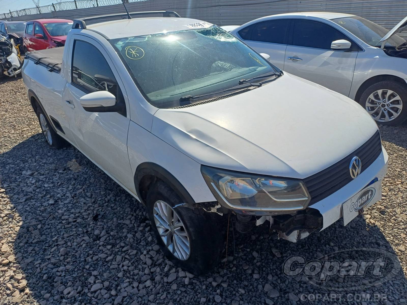 Veículo VW - VolksWagen Saveiro VOLKSWAGEN SAVEIRO Trendline 1.6 MSI 2018 2018 em leilão