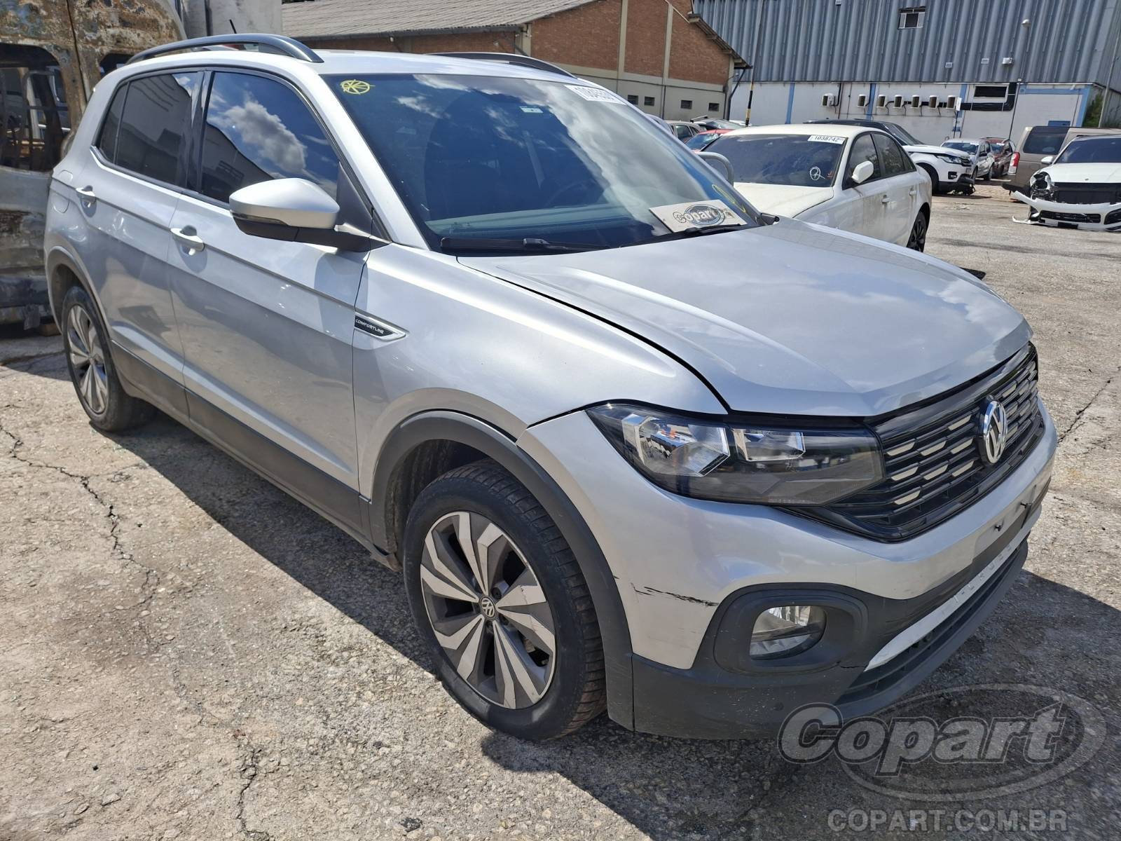 Veículo VW - VolksWagen T-Cross VOLKSWAGEN T-CROSS Comfortline 200 AT 1.0 12V TSI Turbo 2020 2020 em leilão
