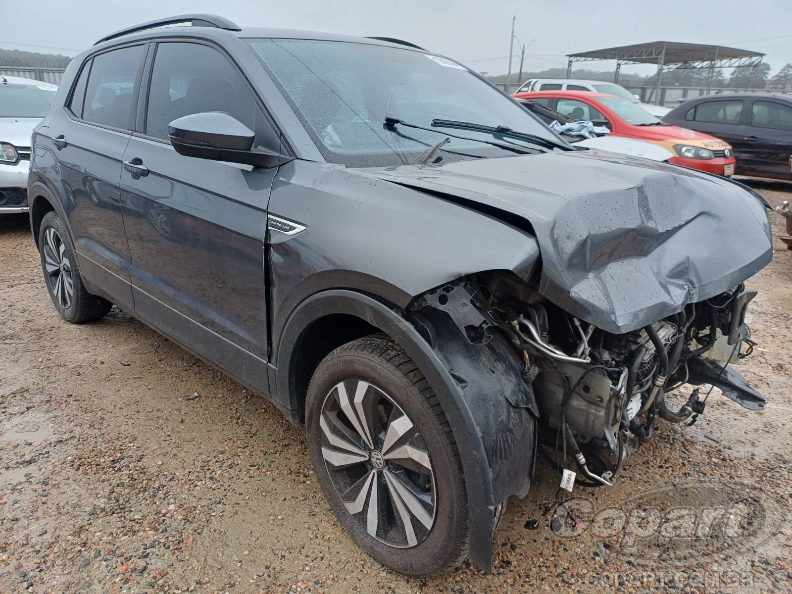 Veículo VW - VolksWagen Volkswagen Volkswagen T-Cross 2021 2021 em leilão