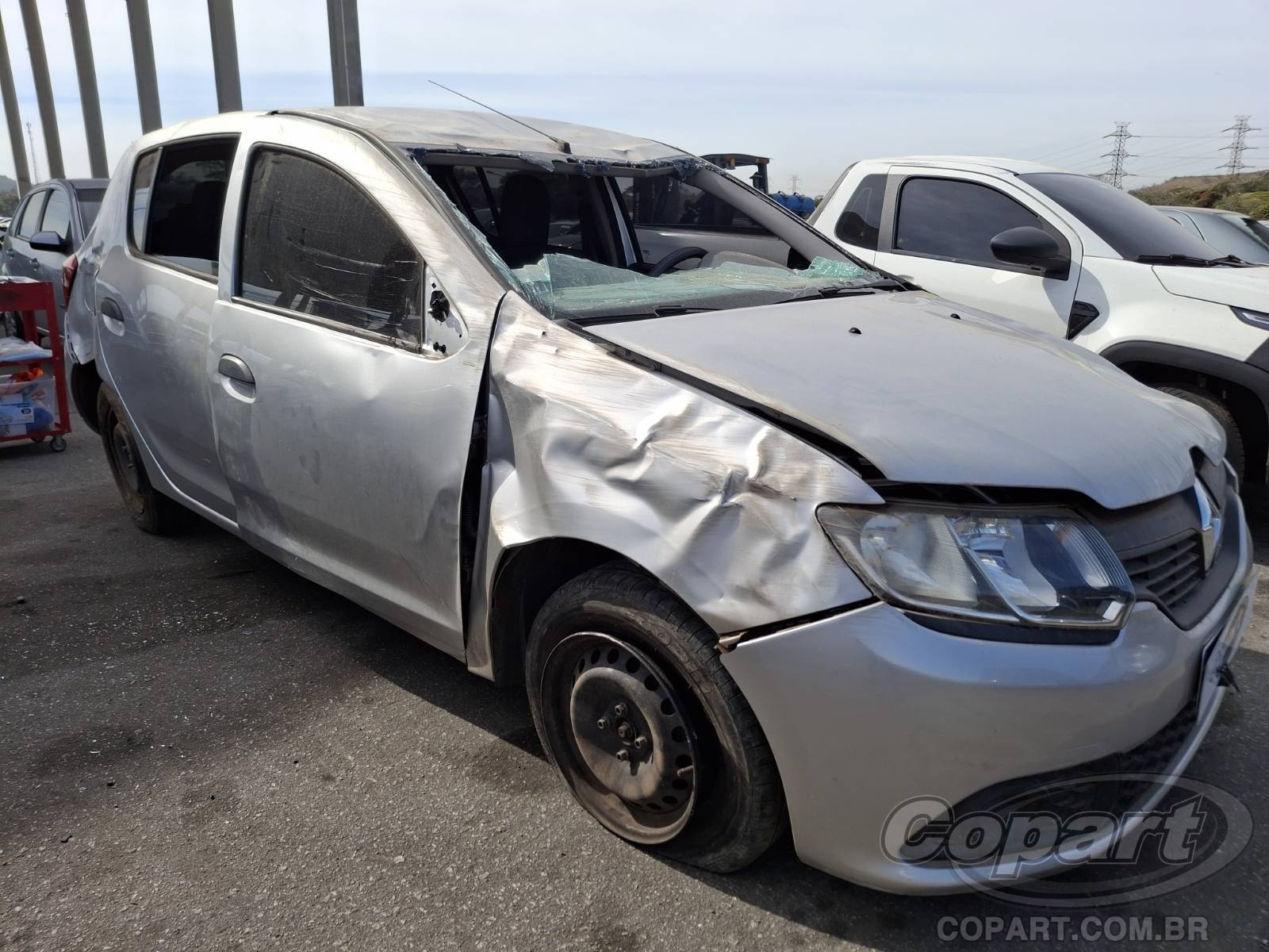 Veículo Renault Sandero RENAULT SANDERO 1.0 16V Flex 2016 2016 em leilão