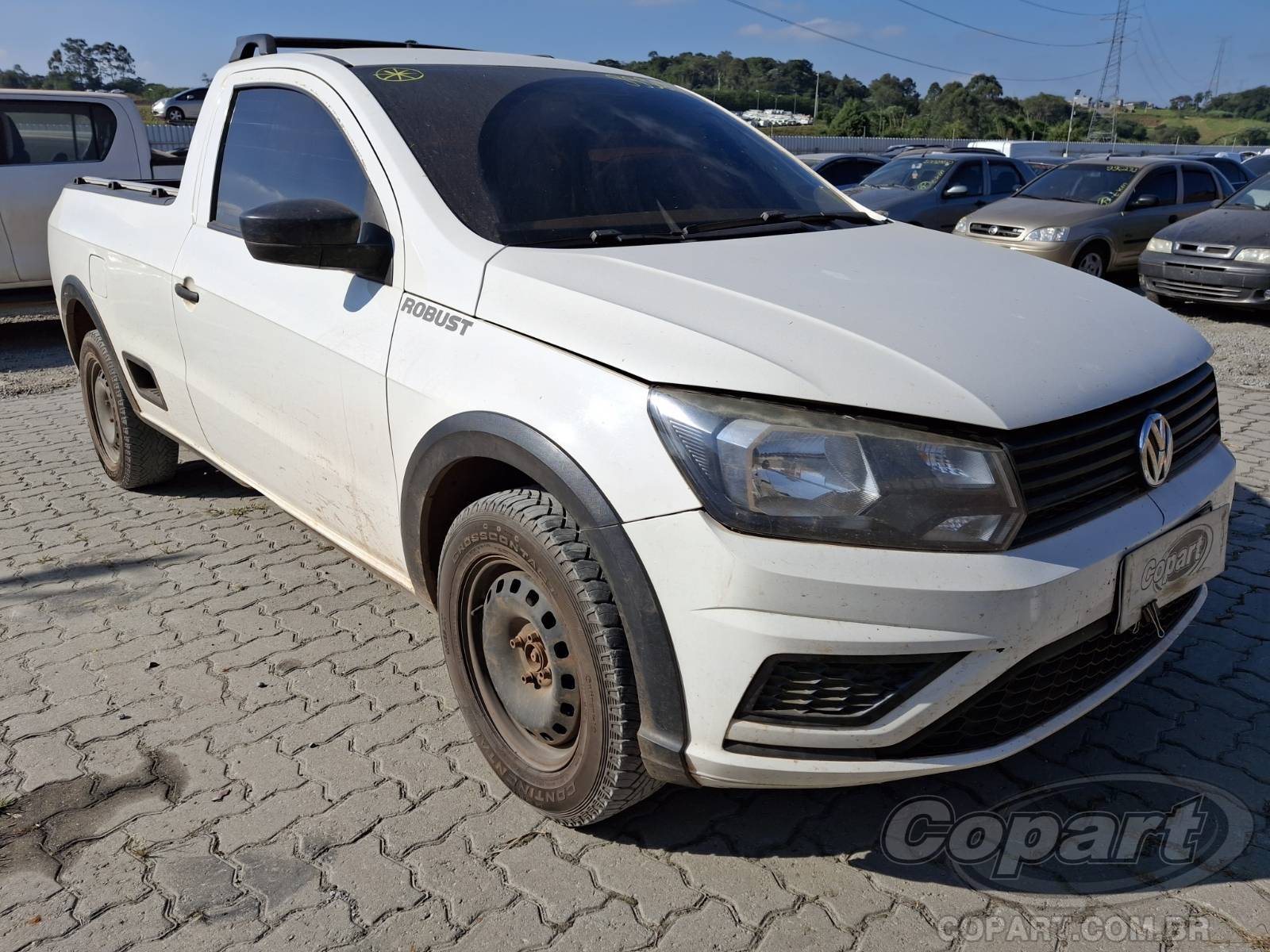 Veículo VOLKSWAGEN Saveiro VOLKSWAGEN SAVEIRO Robust 1.6 MSI 2018 2018 em leilão