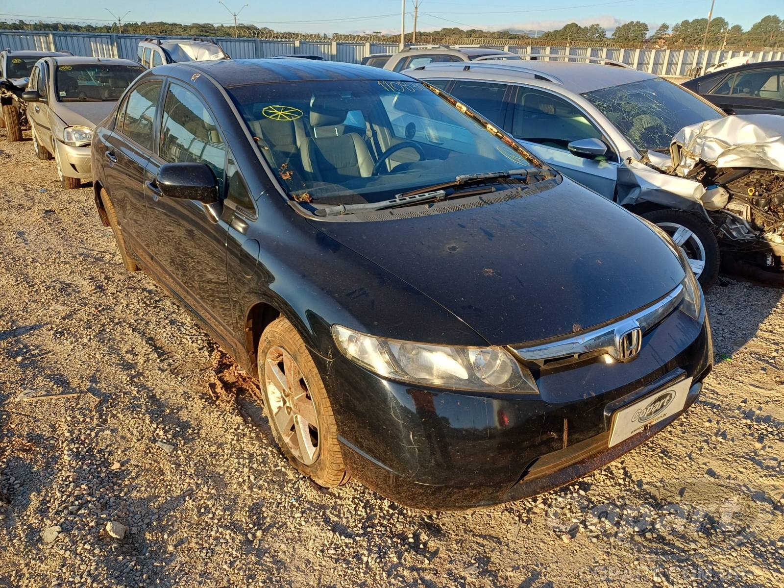 Veículo Honda Civic Honda Civic LXS 1.8 16V 2008 Colisão 2008 em leilão