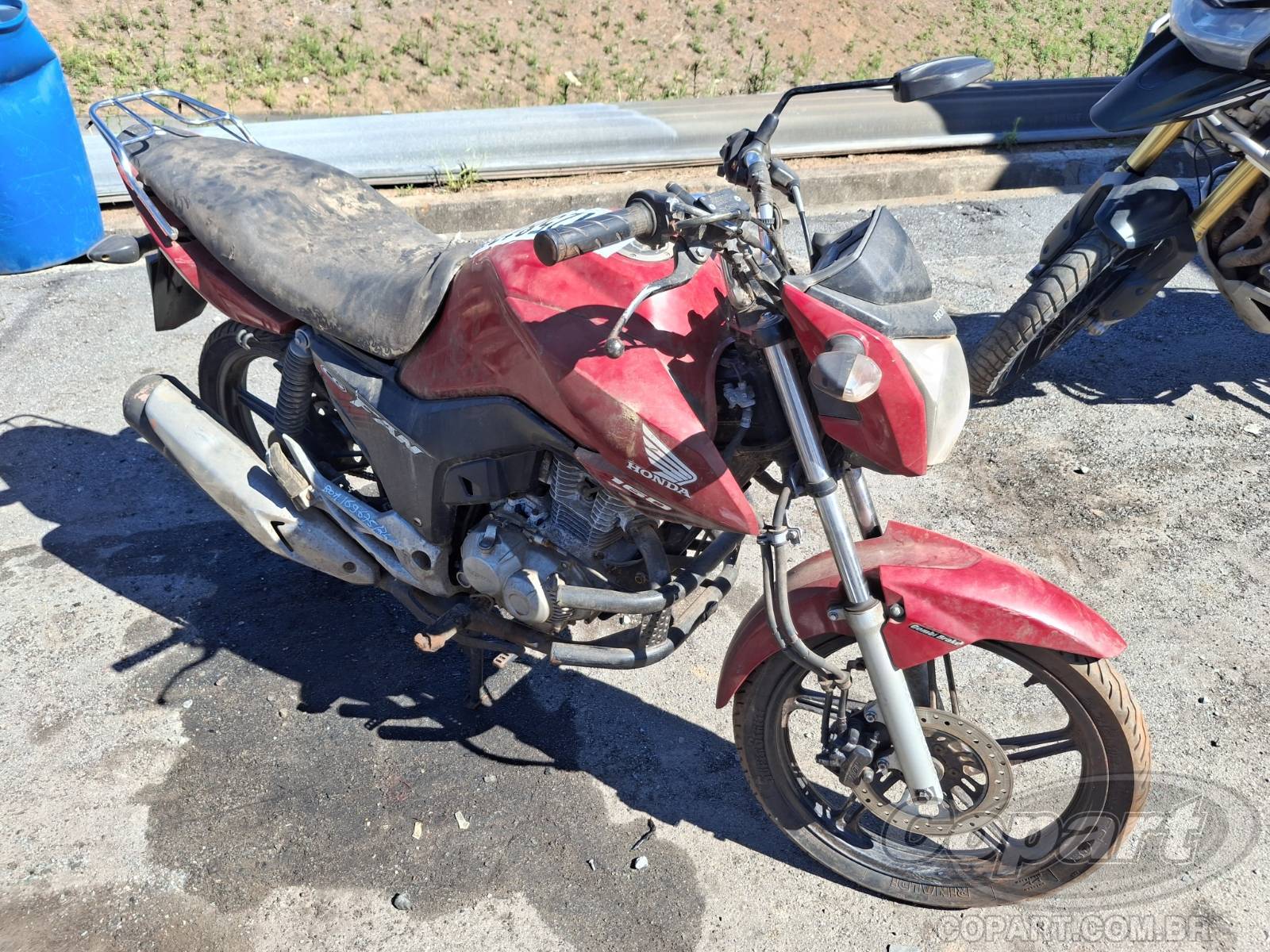 Honda CG 160 2018 em leilão