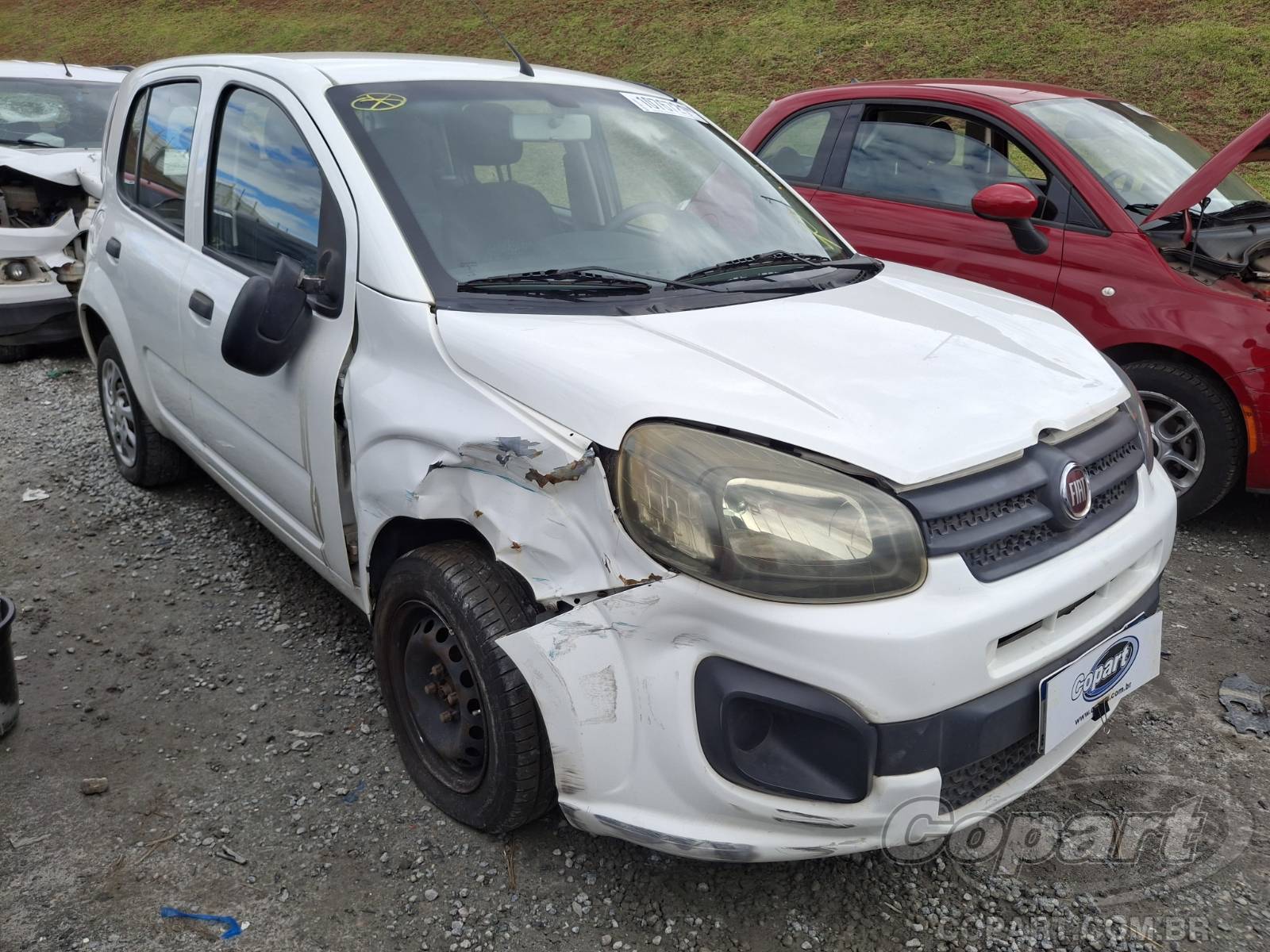 Veículo Fiat Uno Fiat Uno Attractive 1.0 Evo 2021 Colisão 2021 em leilão