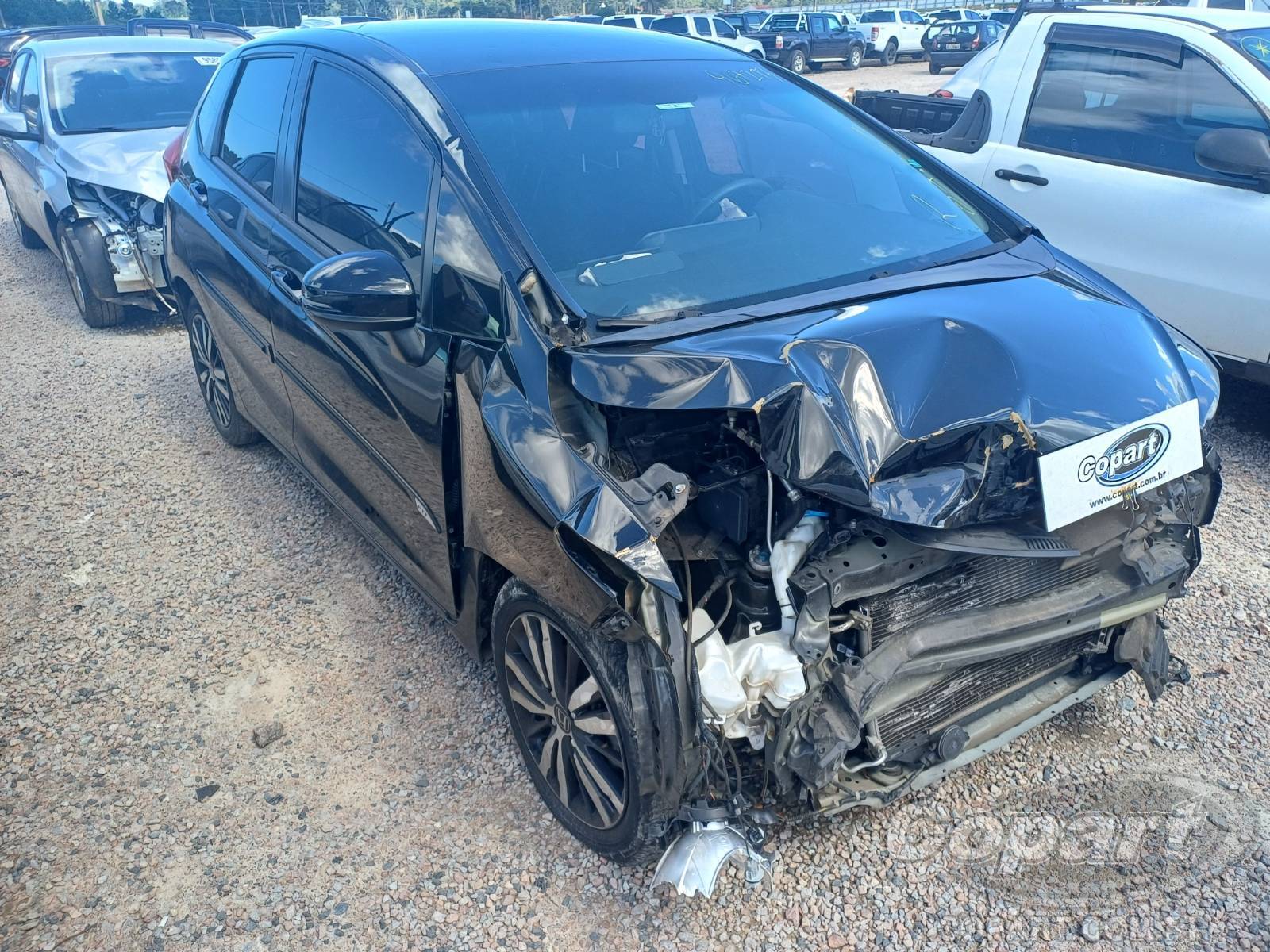 Honda Fit EX 1.5 16V i-VTEC 2019 Colisão Média Monta