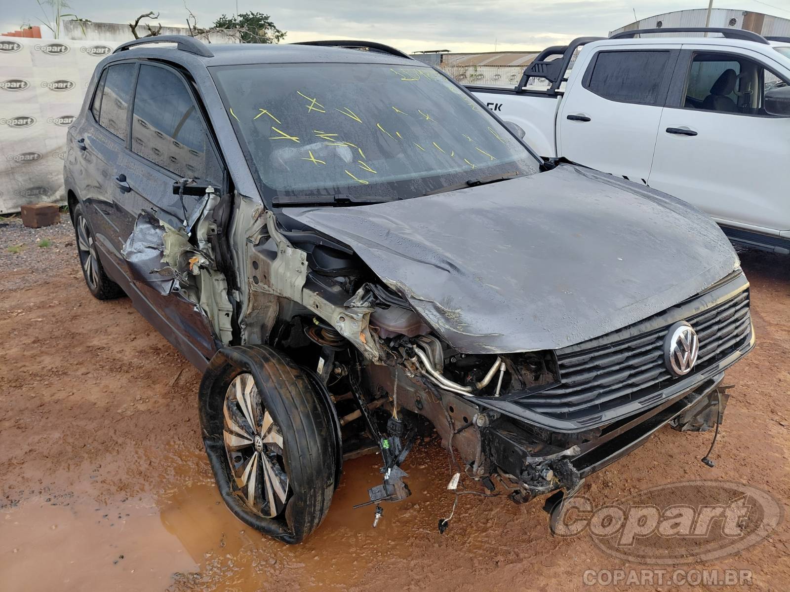 Veículo VW - VolksWagen Volkswagen Volkswagen T-Cross 2021 1.0 Turbo 2021 em leilão