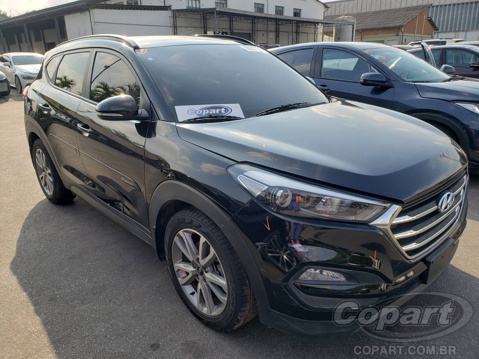 Veículo Hyundai Tucson HYUNDAI TUCSON GLS 1.6 16V T-GDI TURBO 2021 2021 em leilão
