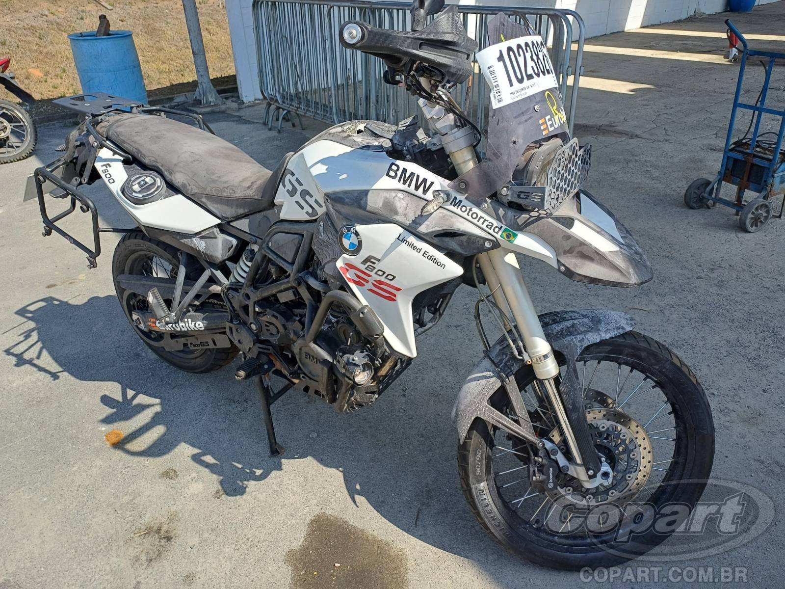 Veículo BMW F 800 BMW F 800 GS 2013 Queimado 2013 em leilão