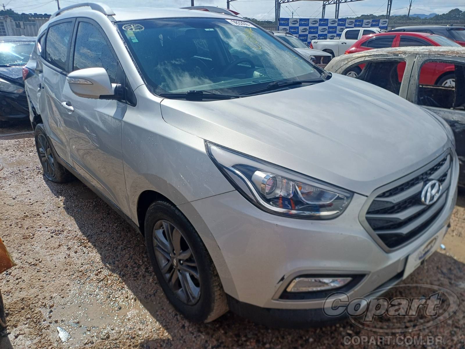 Veículo Hyundai IX35 Hyundai IX35 GL 2.0 16V 2020 Médio Colisão Lateral 2020 em leilão