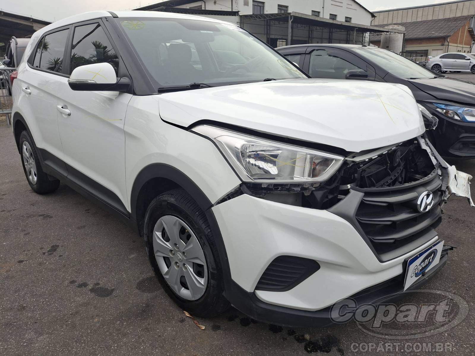 Veículo Hyundai Creta Hyundai Creta Attitude 1.6 16V CVVT 2020 Recuperável 2020 em leilão