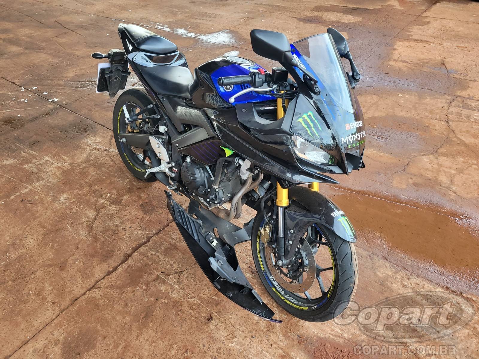 Veículo YAMAHA YZF 2022 YAMAHA YZF R3 Monster ABS 2023 em leilão