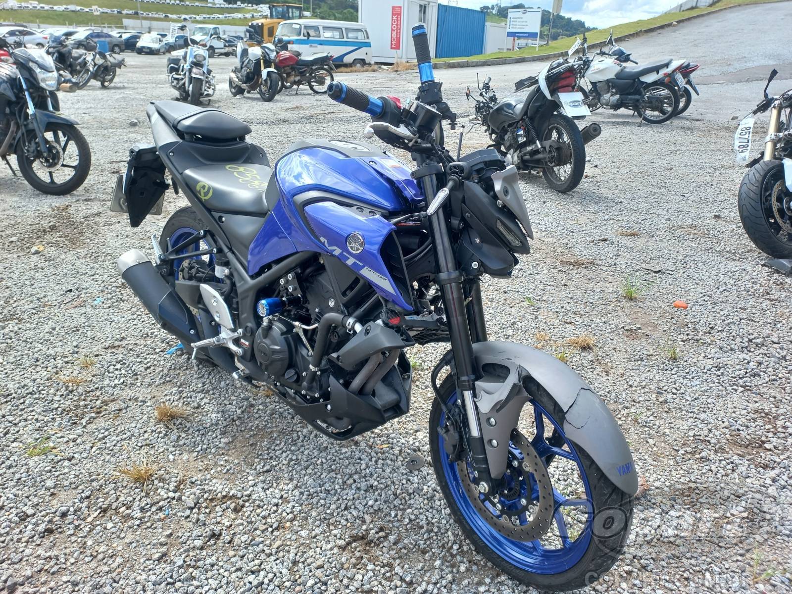 Veículo YAMAHA MT-03 YAMAHA MT-03 2021 2021 em leilão