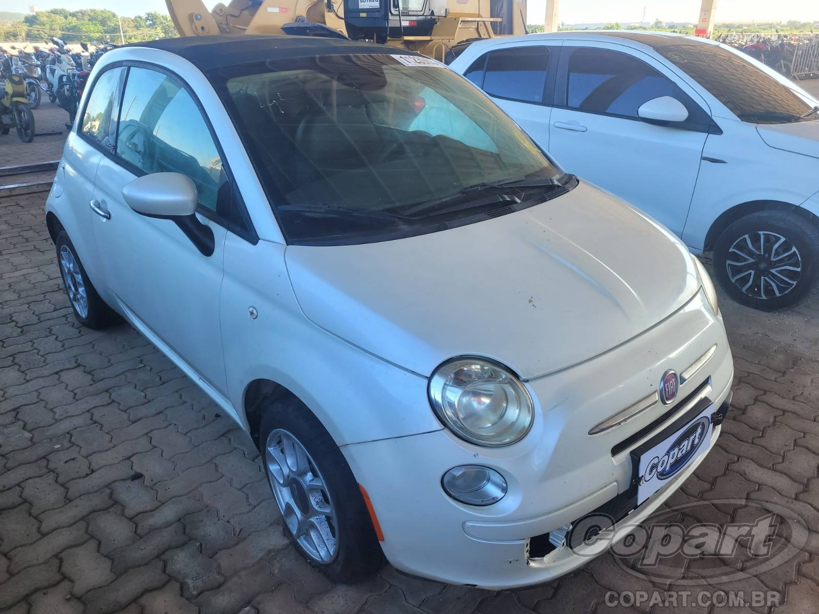 Veículo Fiat 500 FIAT 500 Cabrio Dualogic 1.4 Evo 2015 2015 em leilão