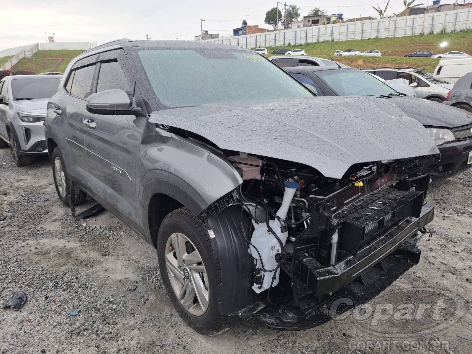 Veículo Hyundai Creta HYUNDAI CRETA COMFORT 1.0 12V TGDI TURBO 2024/2025 2025 em leilão