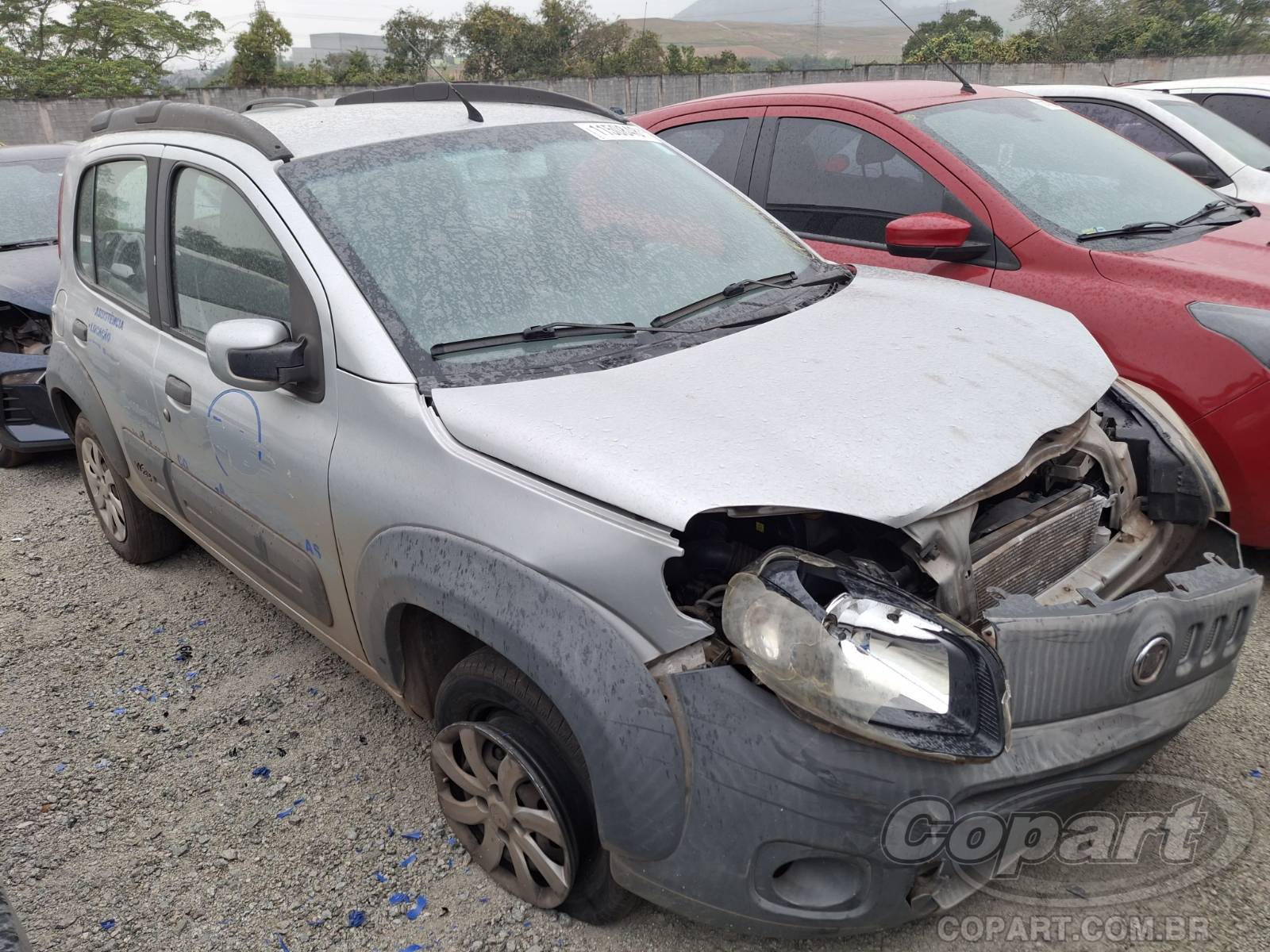 Veículo Fiat Uno Fiat Uno Way 1.0 Evo 2012 Colisão 2012 em leilão