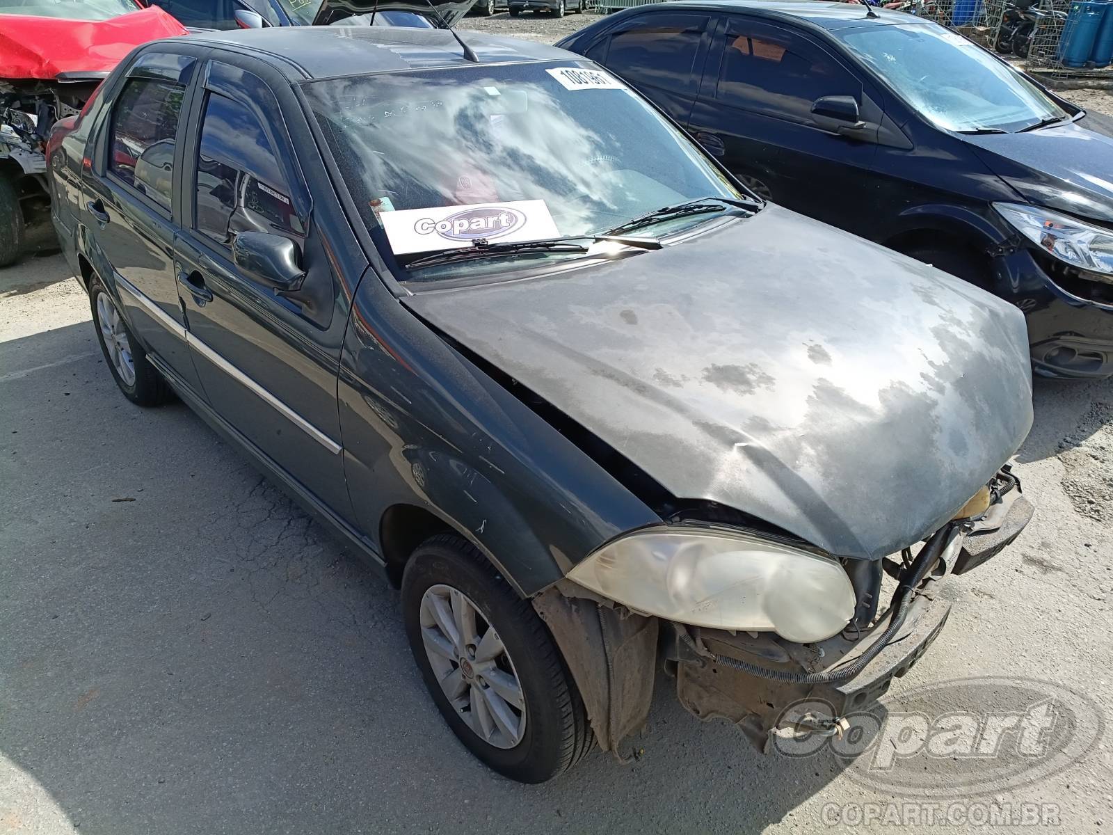 Fiat Siena ELX 1.4 Fire 2010 Colisão Frontal