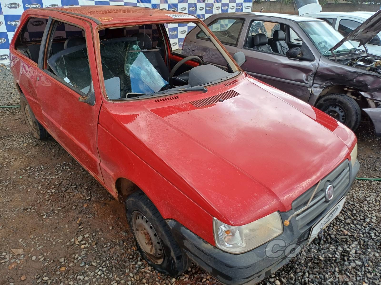 Fiat Uno Mille Fire Economy 1.0 2013 Colisão Média Monta