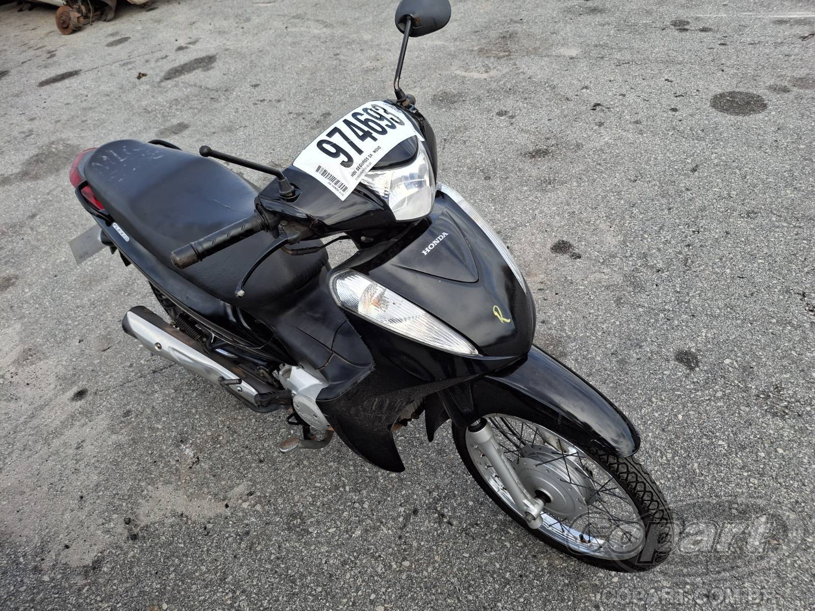 Honda Biz 125 ES Mix 2014 Médio Dano