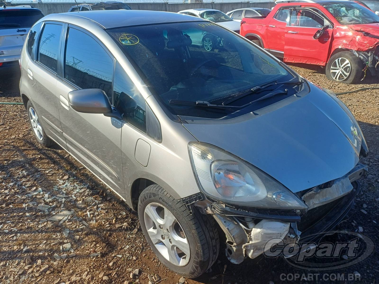 Honda Fit LX 1.4 16V 2012 Colisão Média Monta