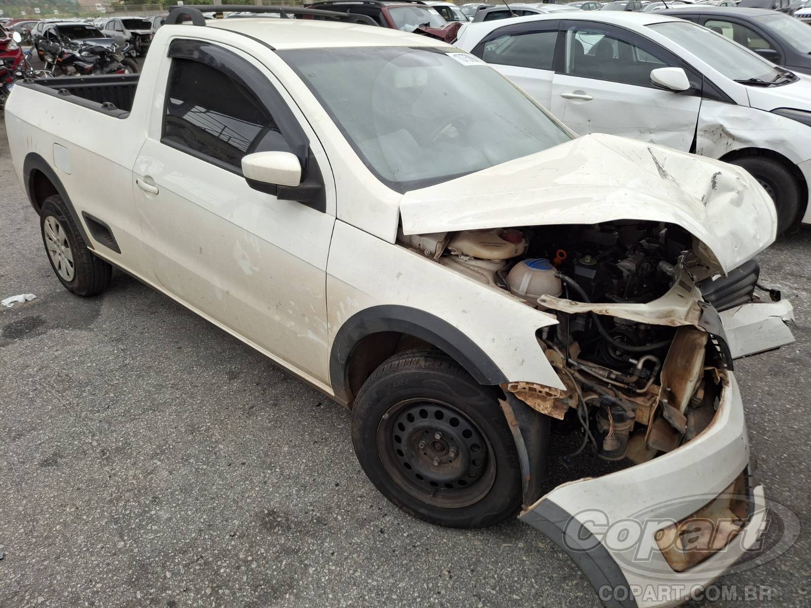 Veículo VW - VolksWagen Volkswagen VOLKSWAGEN Saveiro Trendline 1.6 MSI 2015 em leilão