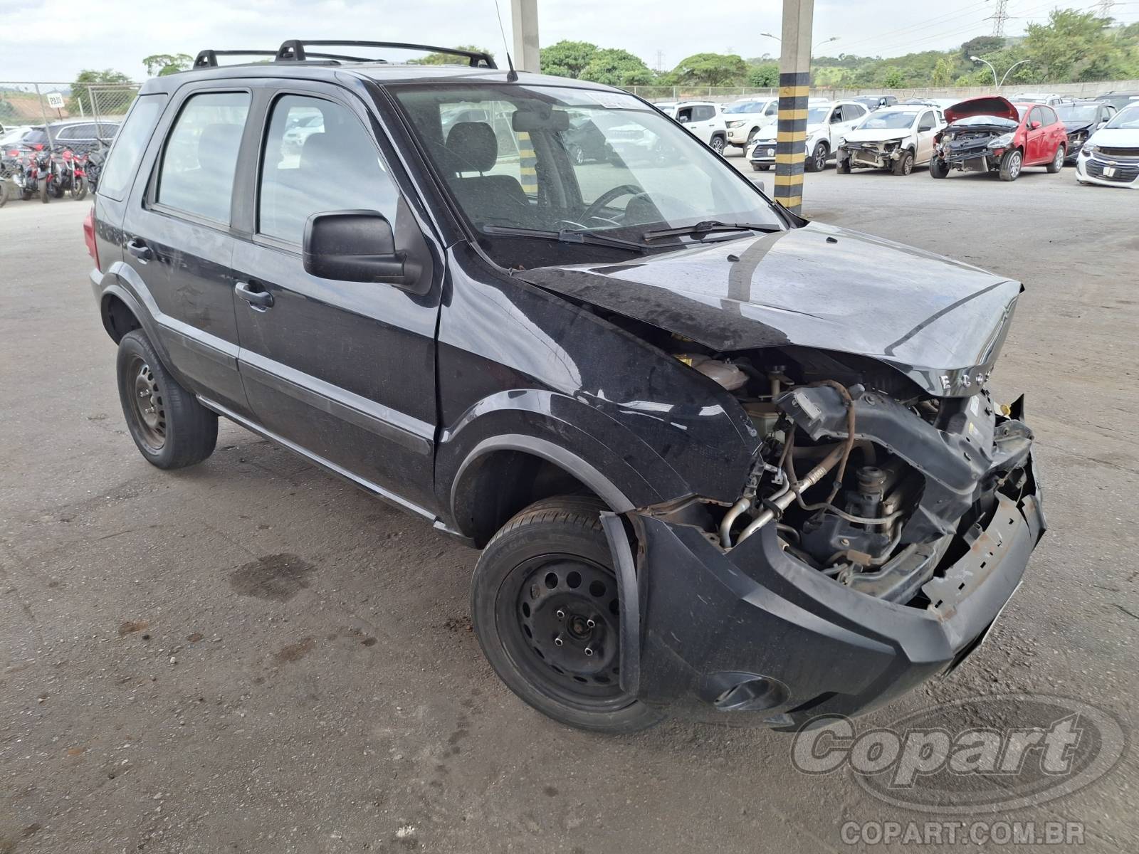 Veículo Ford Ecosport Ford EcoSport XL 1.6 2009 Médio Dano Frontal 2009 em leilão