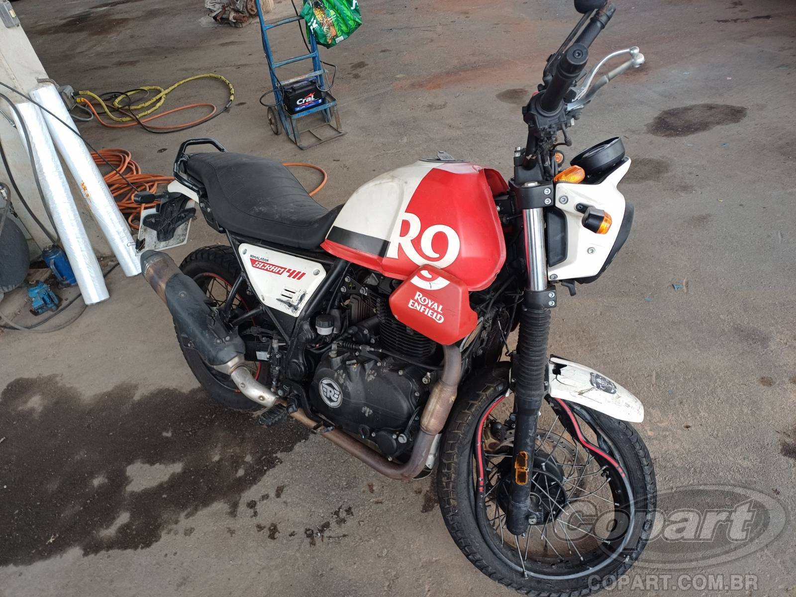 ROYAL ENFIELD SCRAM 2024 Colisão Média Monta