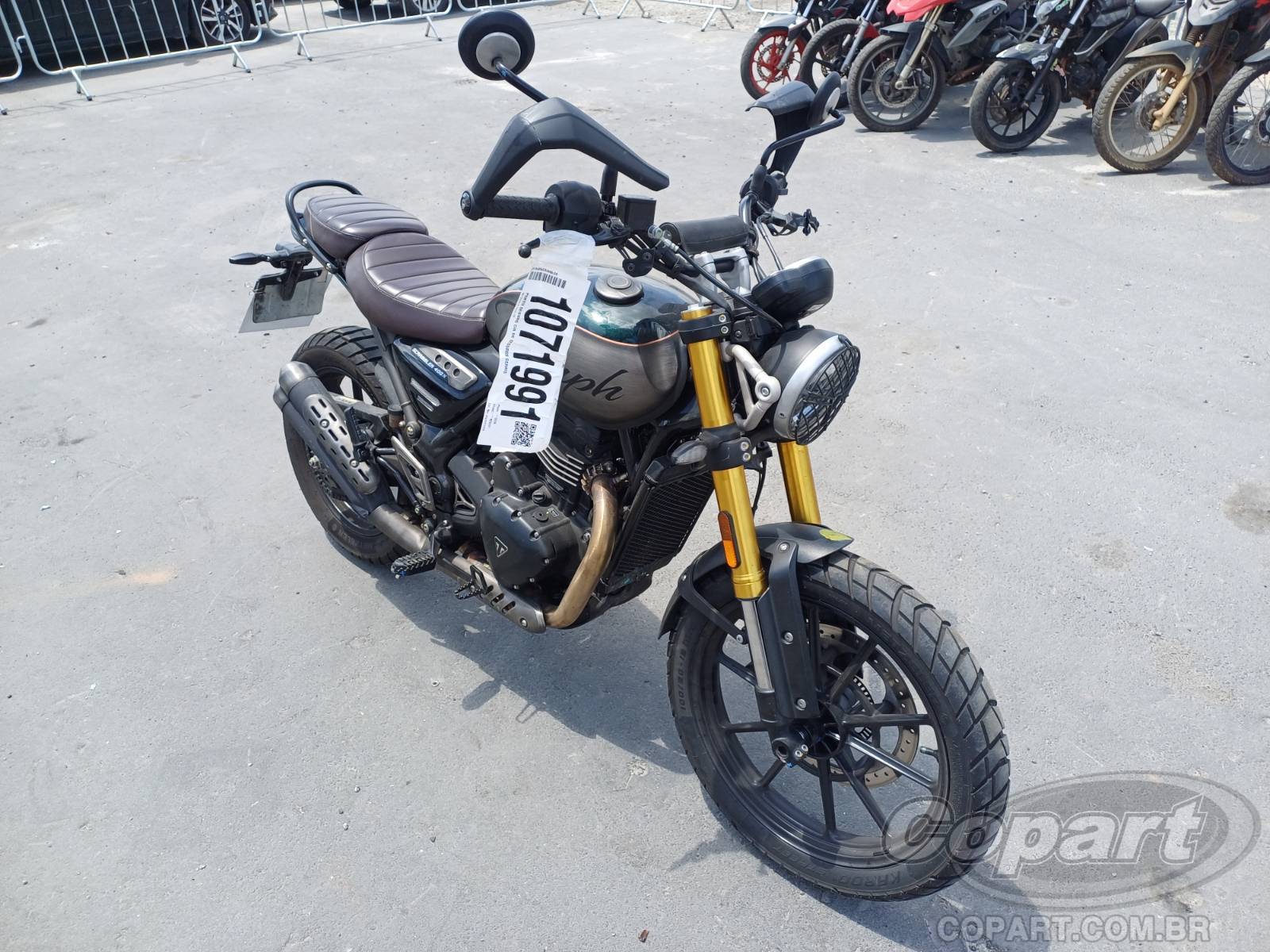 Veículo TRIUMPH Scrambler Triumph Scrambler 400 X 2024 2024 em leilão
