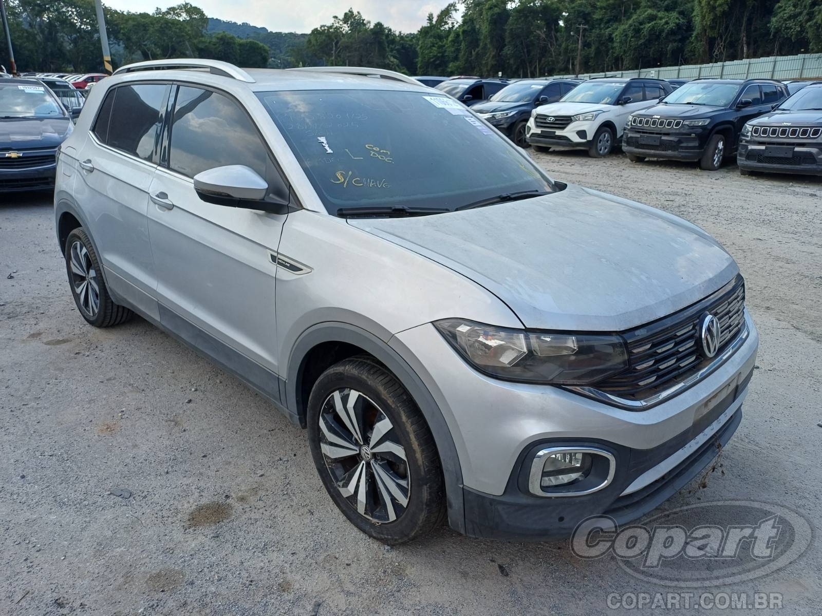 Veículo VW - VolksWagen T-Cross Volkswagen T-Cross Highline 250 AT 1.4 16V TSI Turbo 2021 2021 em leilão