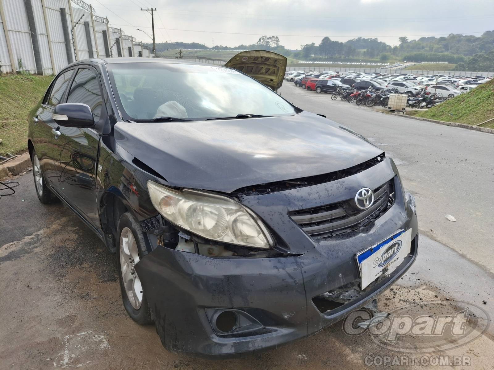 Veículo Toyota Corolla Toyota Corolla 2008 Flex - Colisão 2009 em leilão