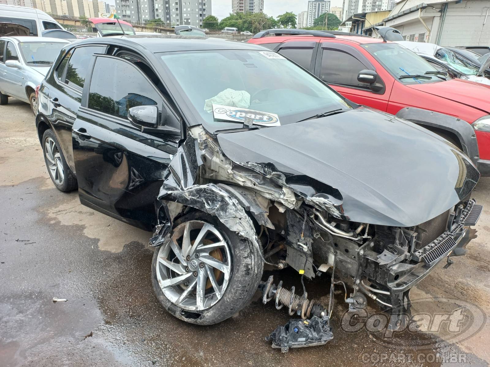 Veículo VW - VolksWagen Polo VOLKSWAGEN POLO HIGHLINE 200 AT 1.0 12V TSI TURBO 2019 2019 em leilão