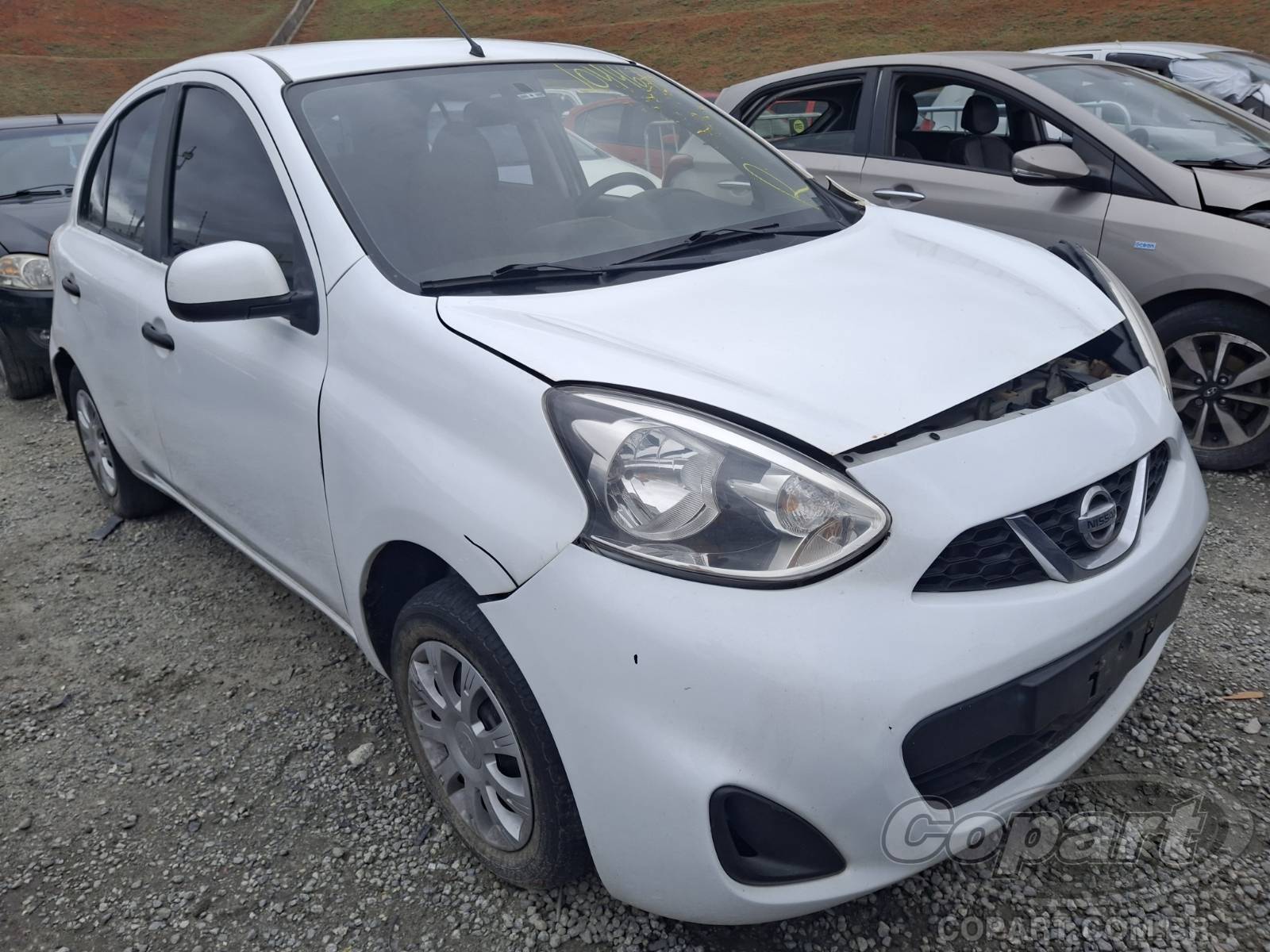 Veículo Nissan March Nissan March S 1.0 12V 2019 Colisão Frontal 2019 em leilão