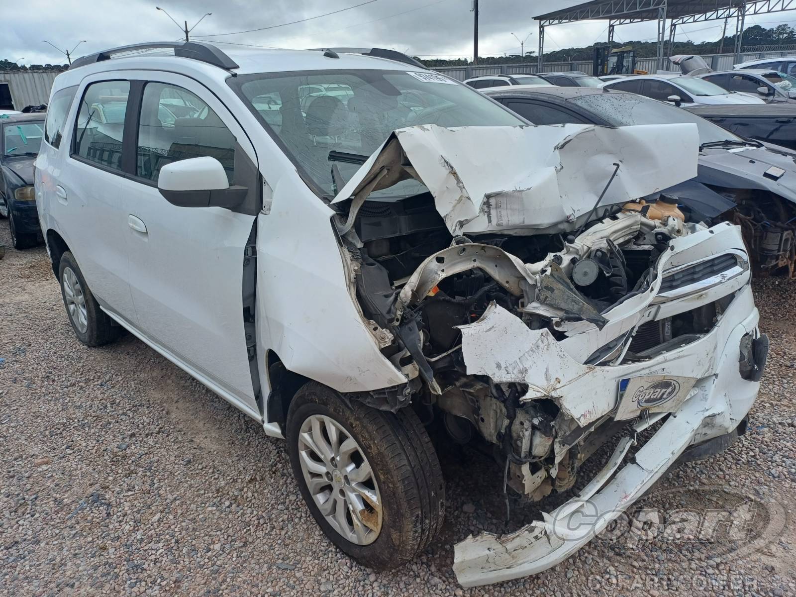 Veículo GM - Chevrolet Spin Chevrolet Spin LTZ AT6 1.8 Eco 2018 Médio Dano Frontal 2018 em leilão