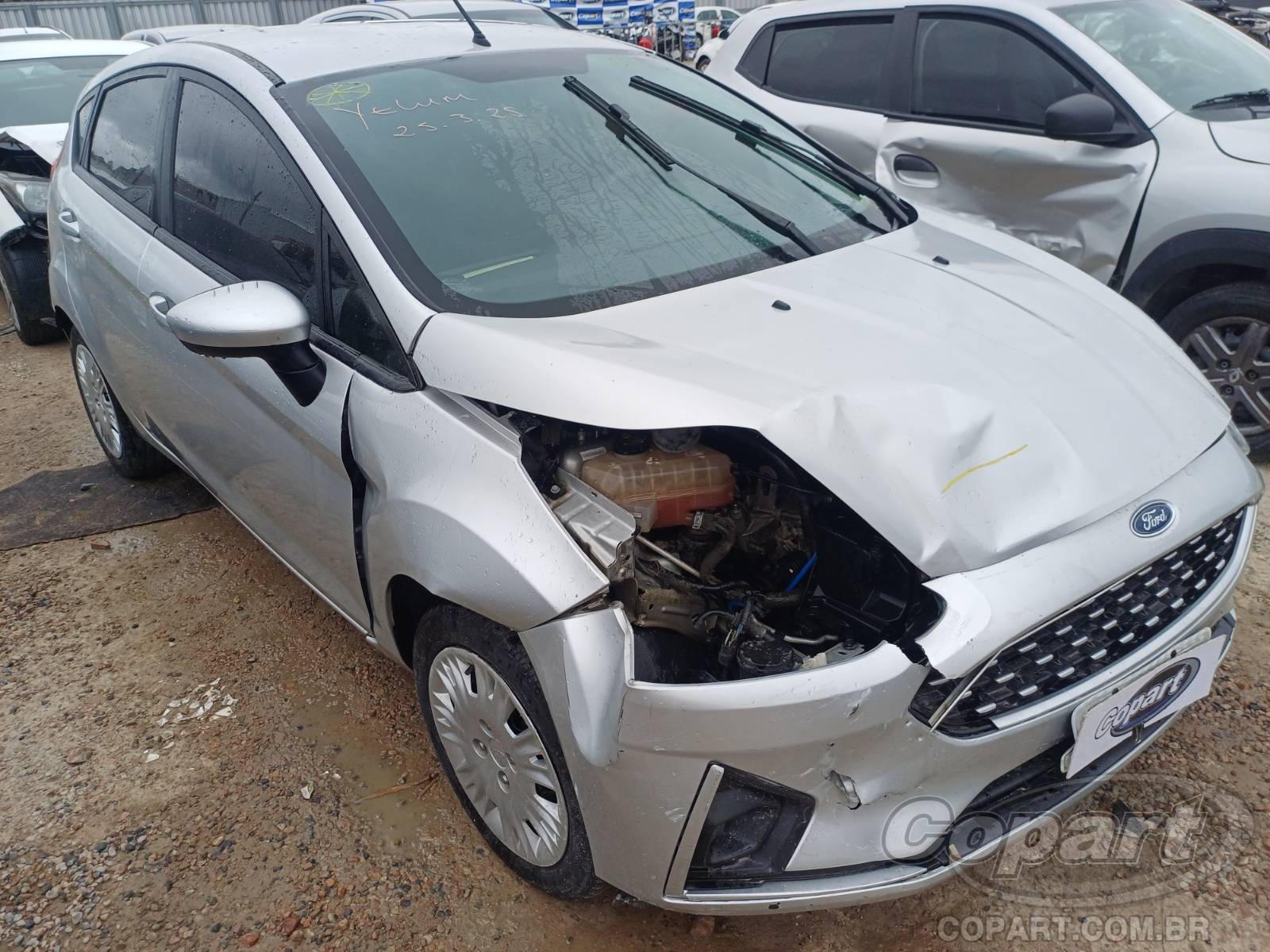 Ford Fiesta SE AT 1.6 16V Sigma 2018 Médio Dano Frontal