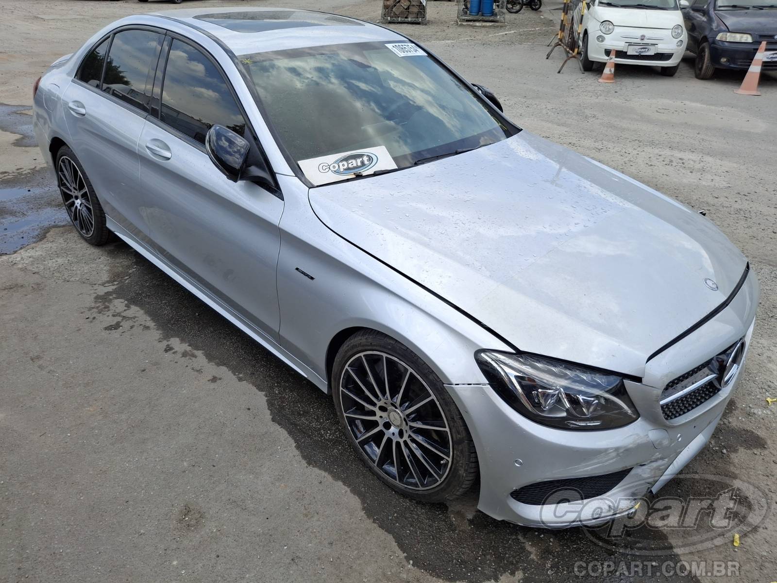 Veículo Mercedes-Benz Classe C 2016 MERCEDES BENZ CLASSE C 450 AMG 4MATIC 3.0 V6 BiTurbo Gasolina 2016 em leilão