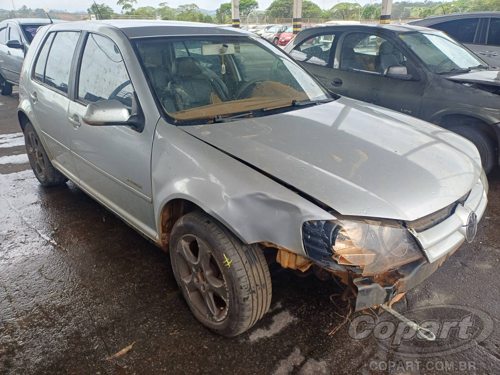 Veículo VW - VolksWagen Golf VOLKSWAGEN GOLF 2009 Sportline 1.6 Total Flex 2009 em leilão