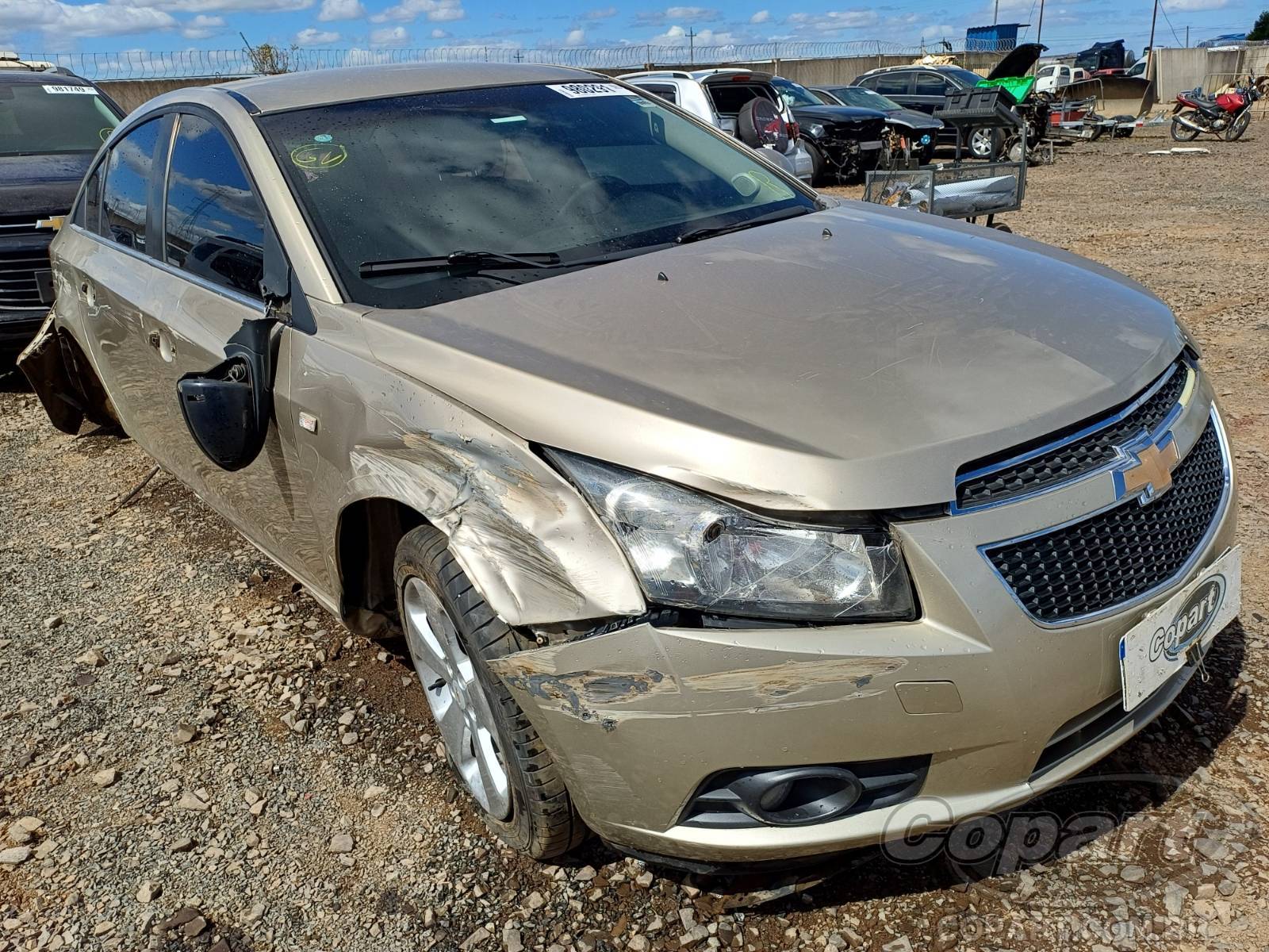 Chevrolet Cruze LT 1.8 16V Ecotec6 2012 Colisão Média Monta