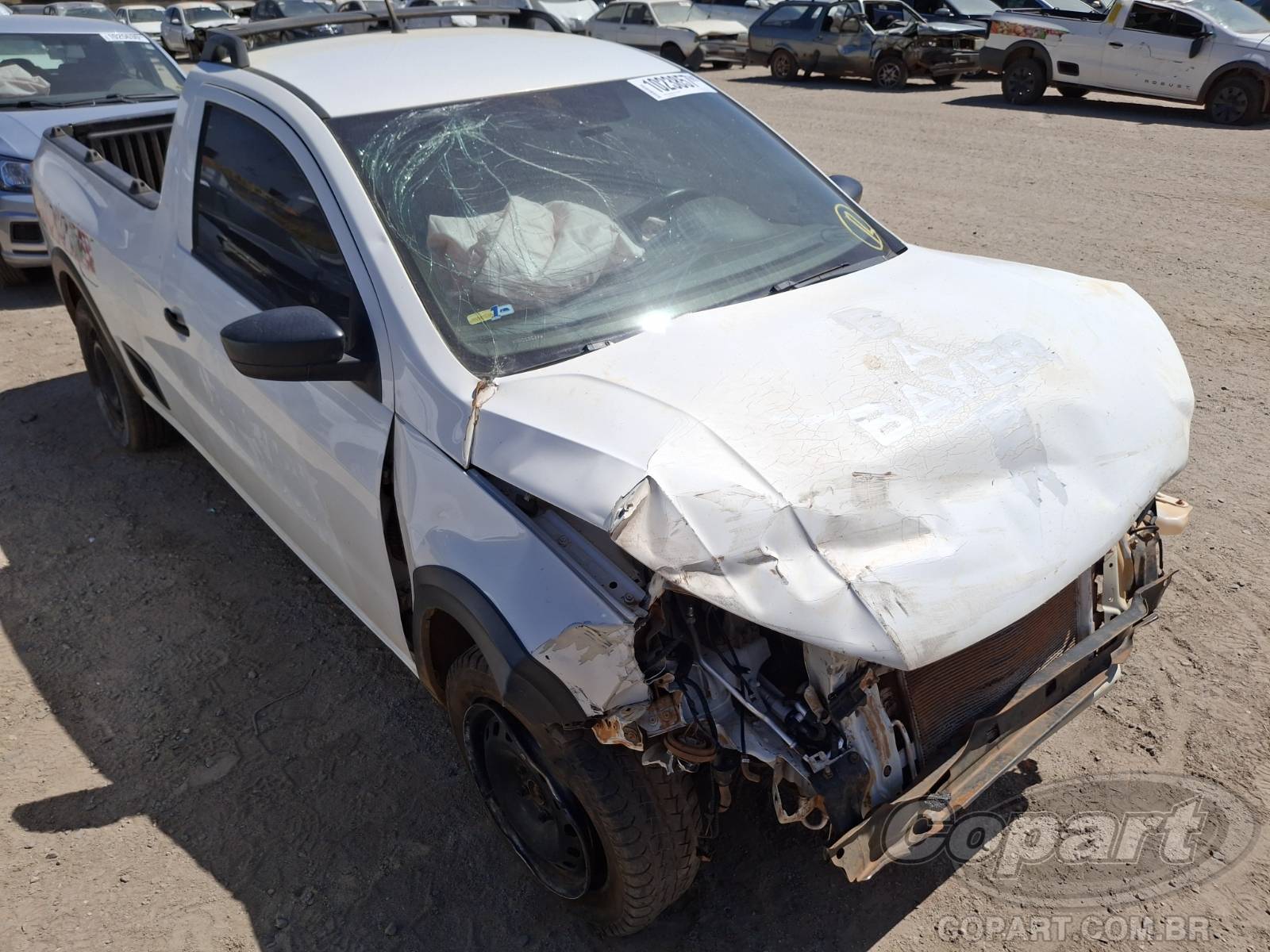 Veículo VW - VolksWagen Saveiro VOLKSWAGEN SAVEIRO Robust 1.6 MSI 2022 2022 em leilão