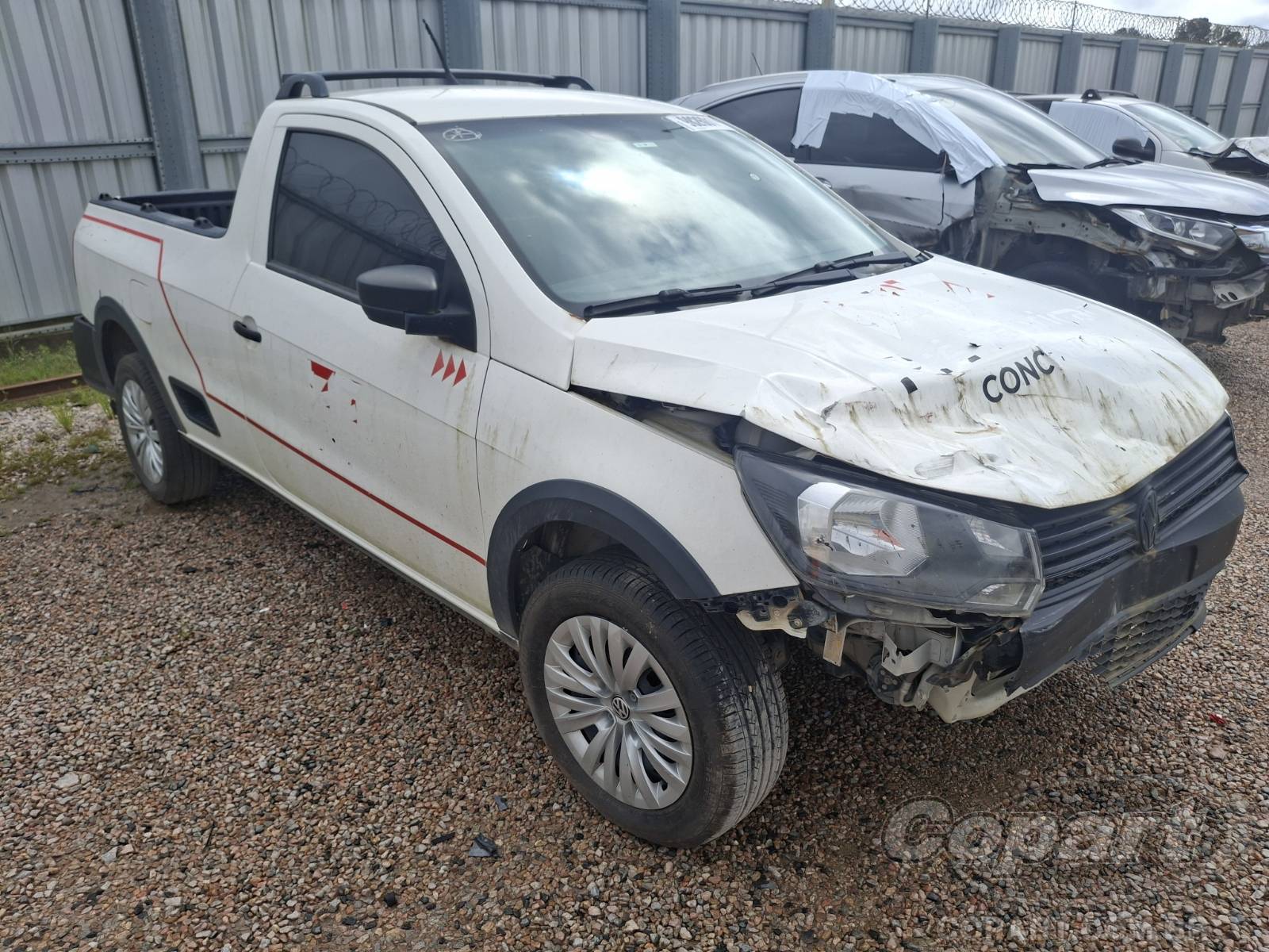 Veículo VOLKSWAGEN Volkswagen VOLKSWAGEN SAVEIRO 2023 1.6 Flex 2023 em leilão